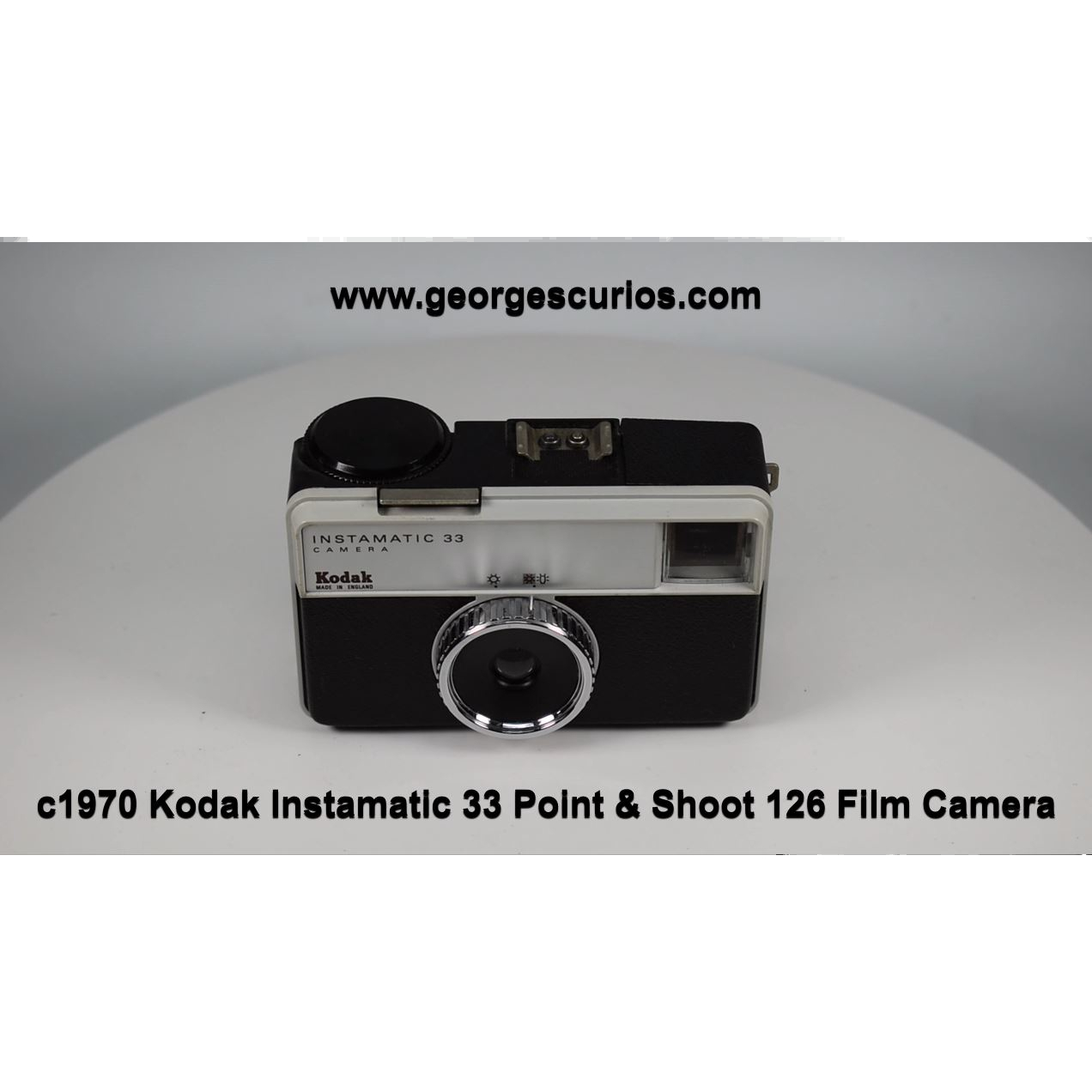 1970 Kodak Instamatic 33 – 126 Film Camera