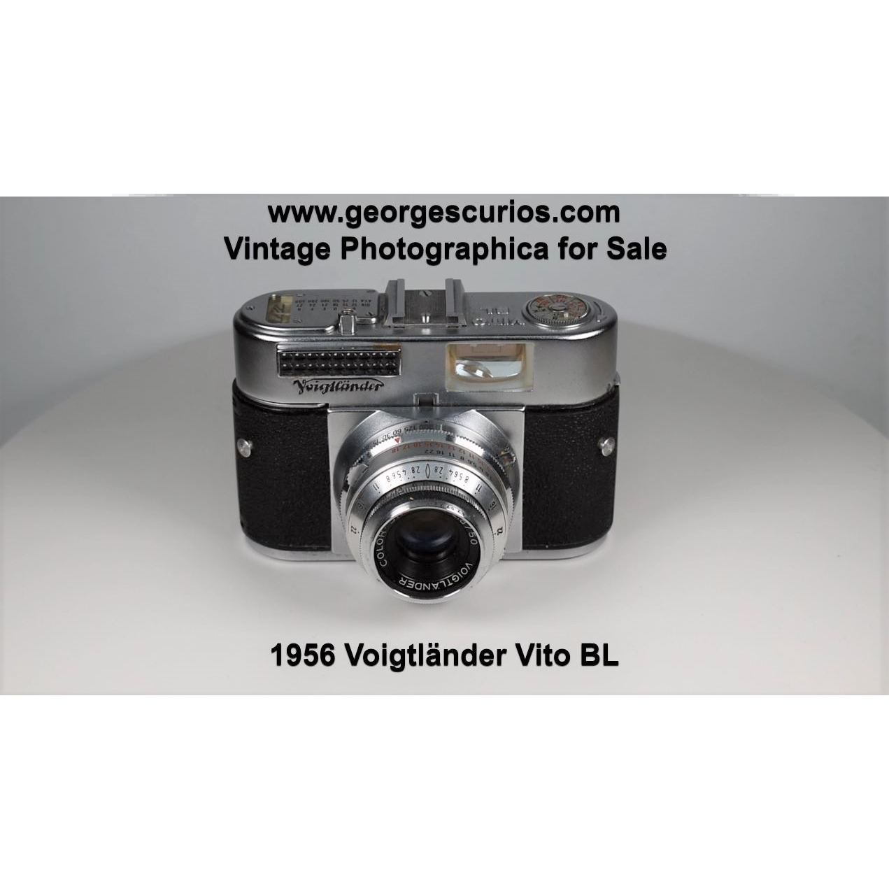 1956 Voigtländer Vito BL – 35mm Film Camera