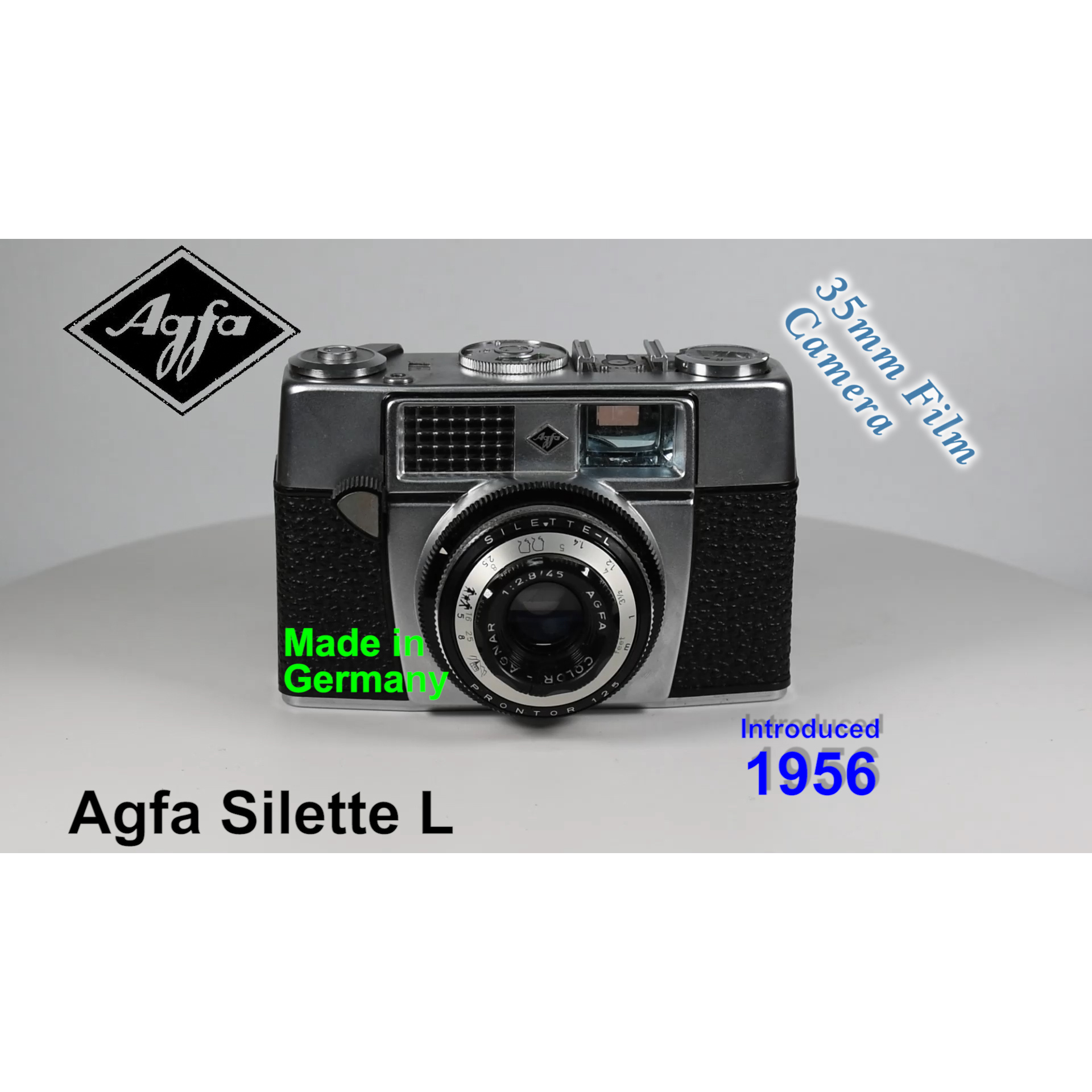 1956 Agfa Silette L – 35mm Film Camera