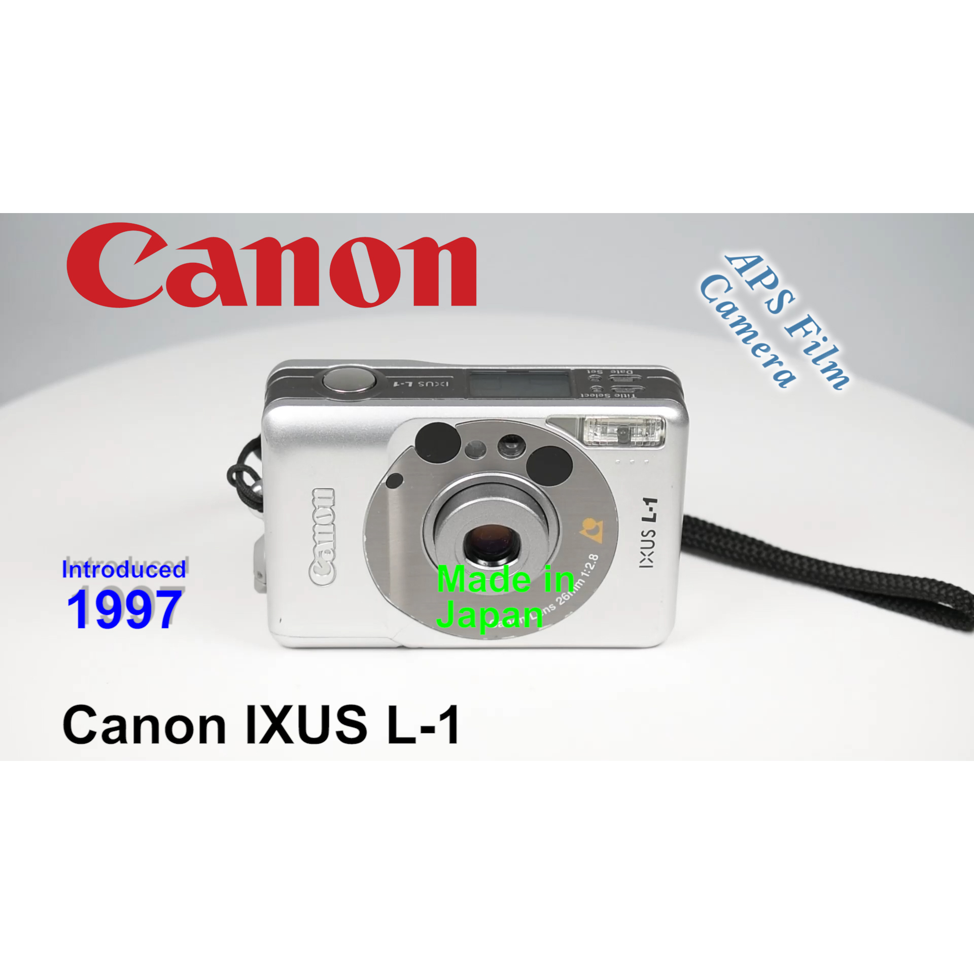 1997 Canon IXUS L-1 – APS Film Camera