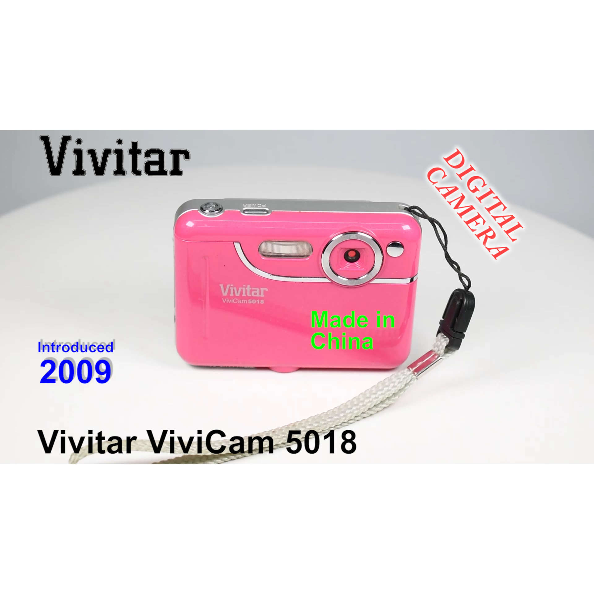 2009 Vivitar ViviCam 5018 – CCD Digital Camera