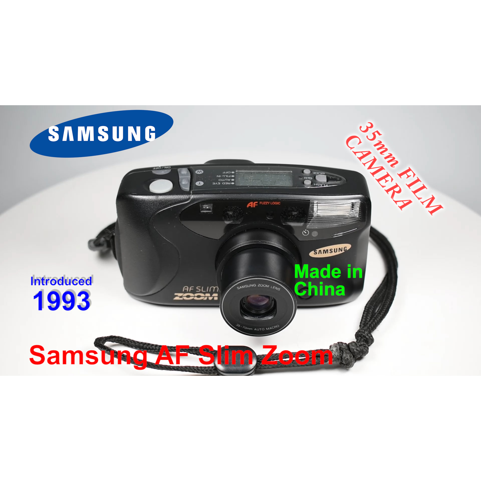 1993 Samsung AF Slim Zoom - 35mm Film Camera