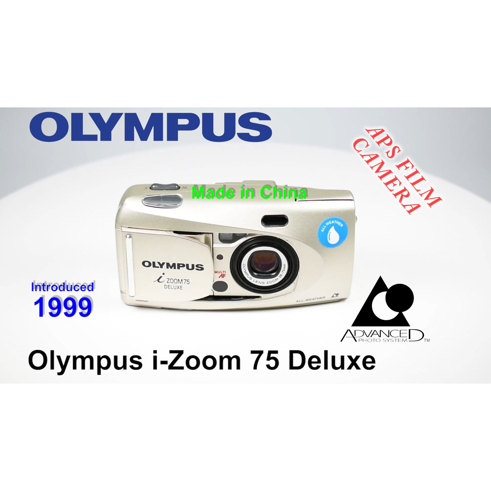 1999 Olympus i Zoom 75 Deluxe – APS Film Camera