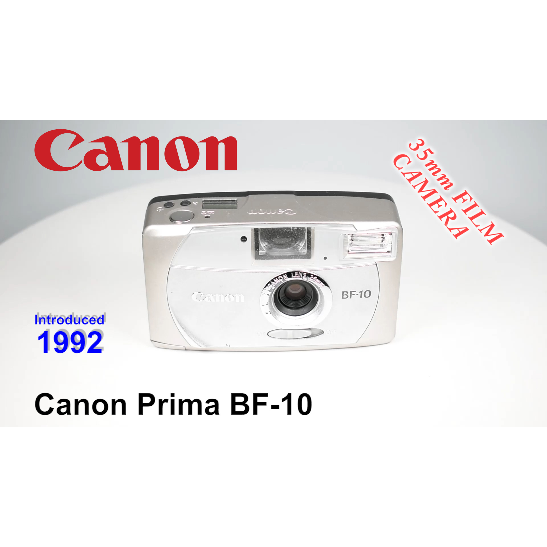 1992 Canon Prima BF-10 – 35mm Film Camera