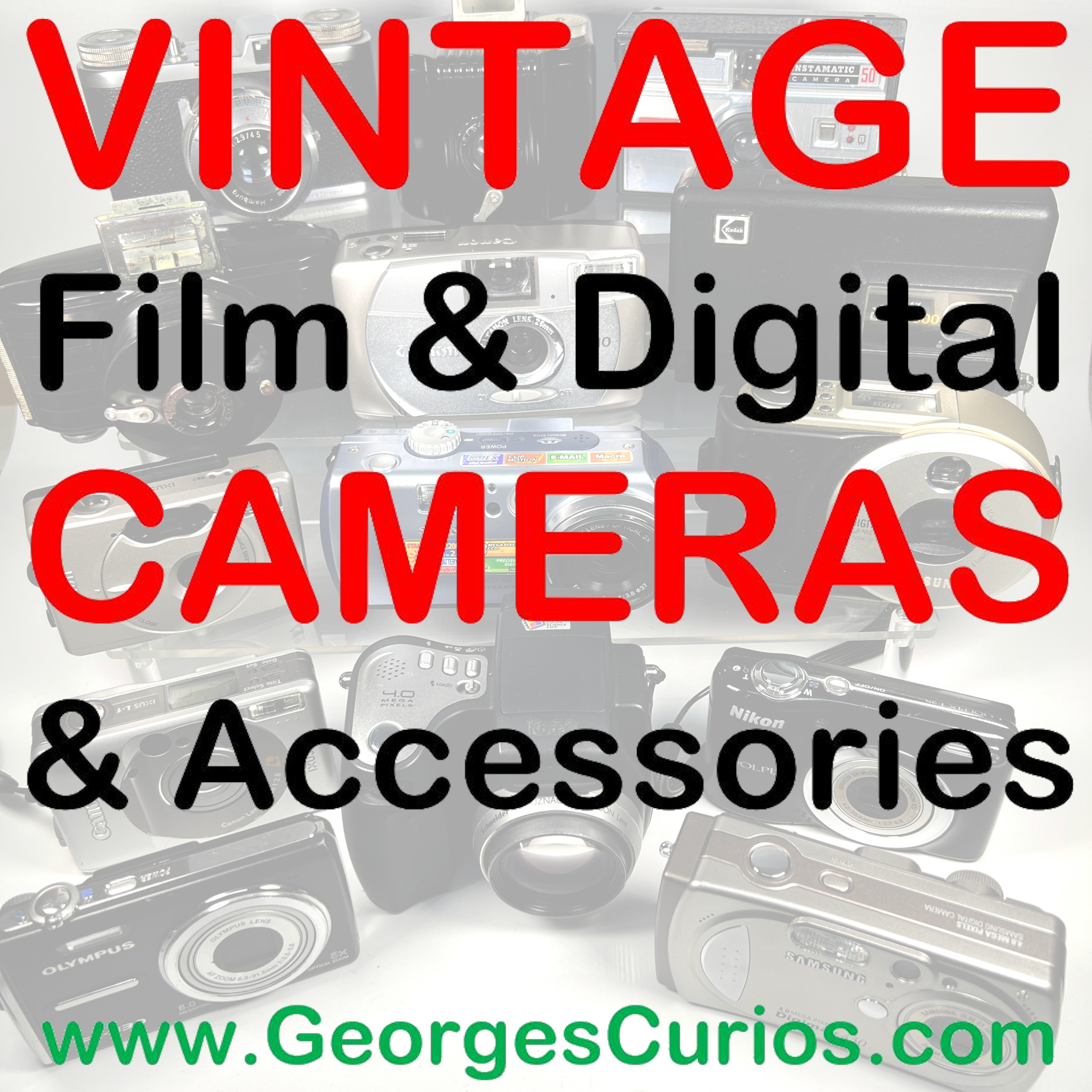 A Typical Selection of Cameras we Sell