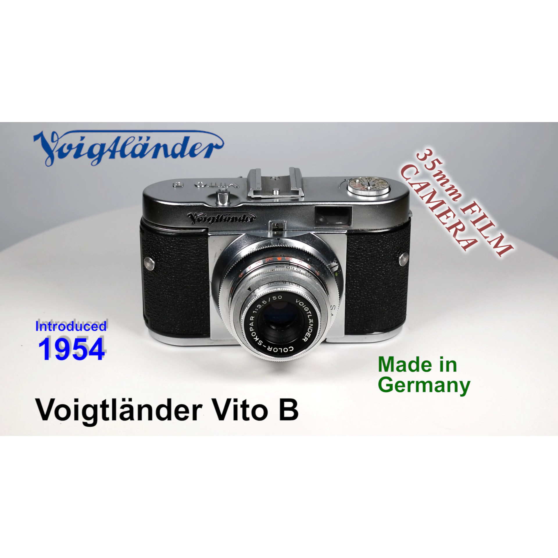 1954 Voigtlander Vito B – 35mm Film Camera