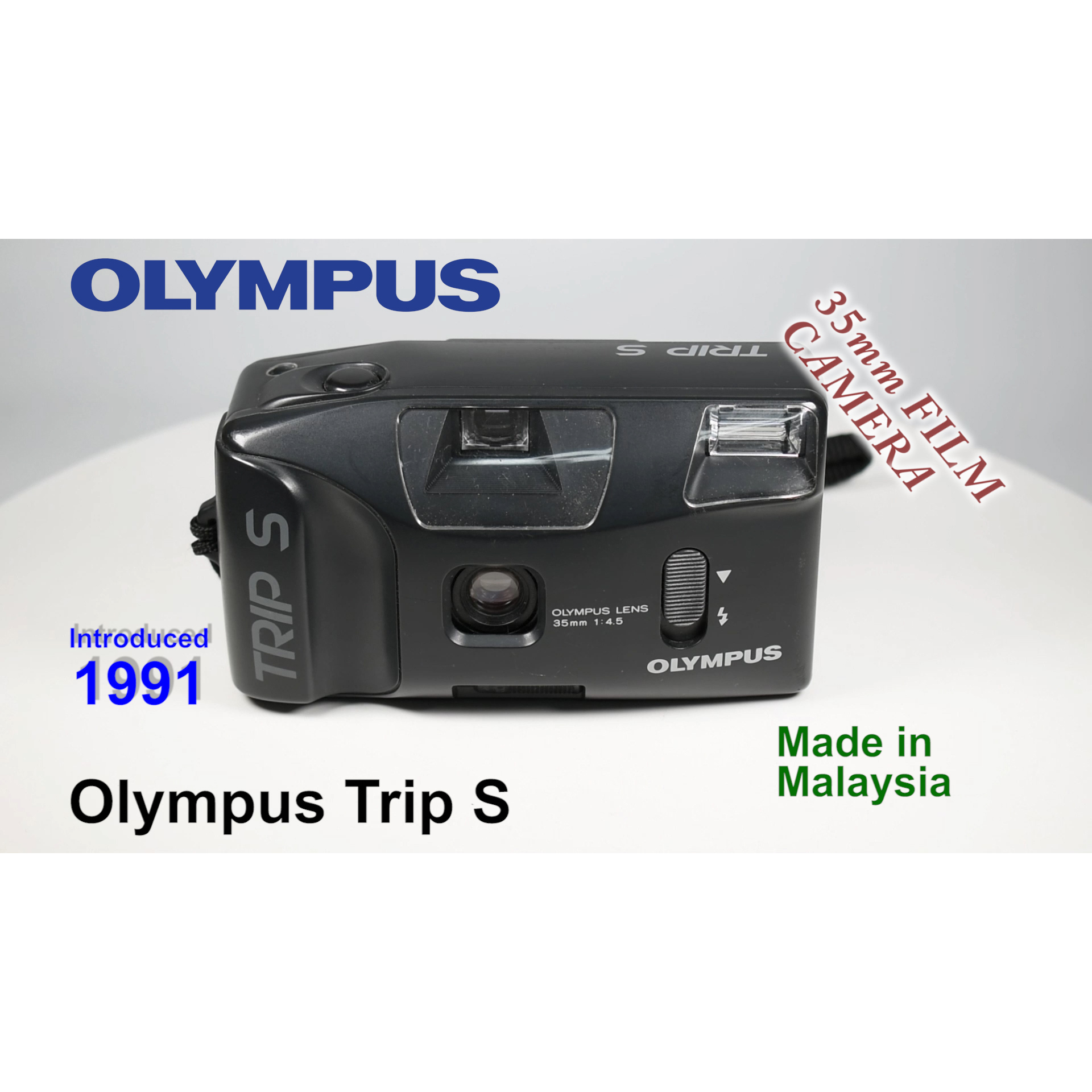 1991 Olympus Trip S – 35mm Film Camera