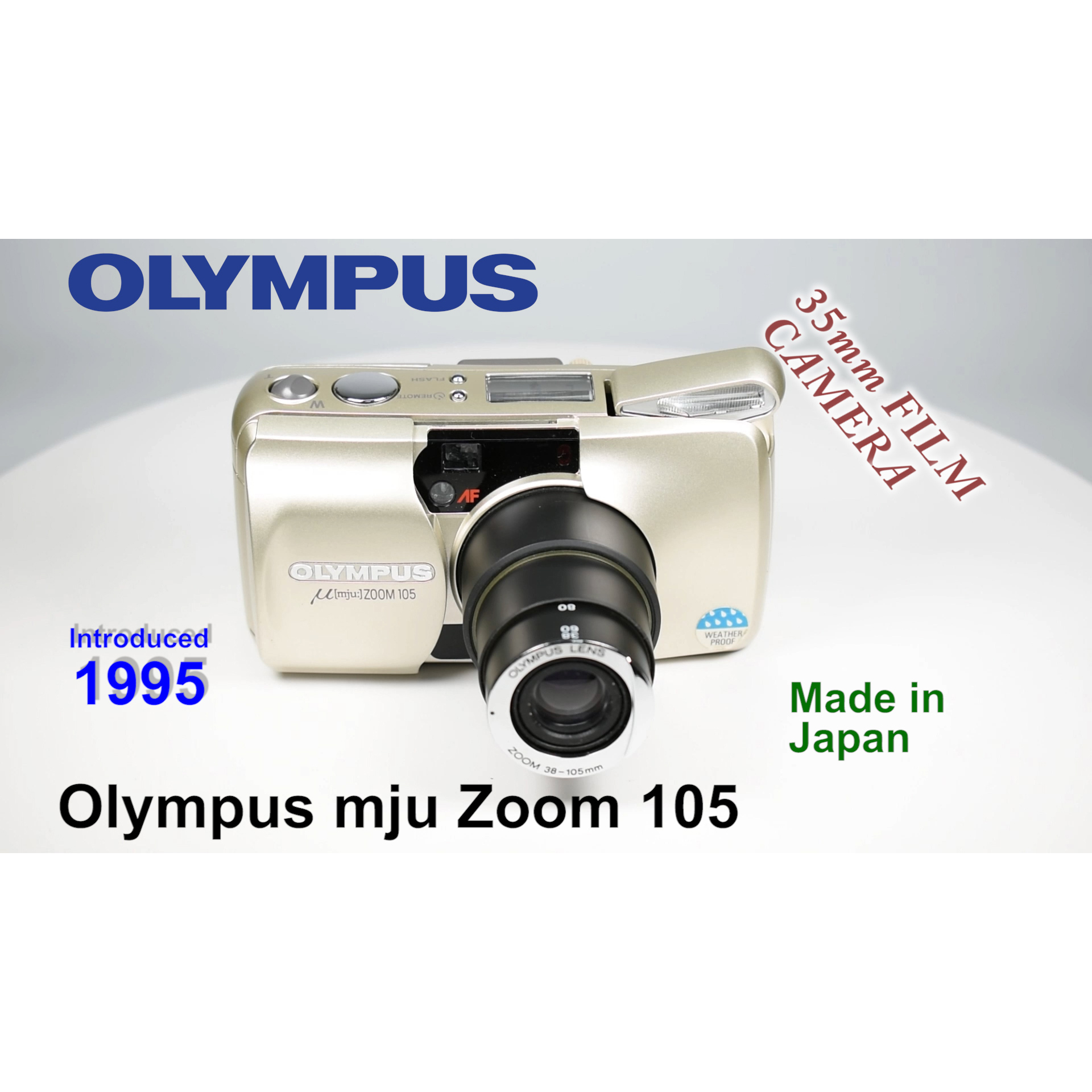 1995 Olympus mju Zoom 105 – 35mm Film Camera