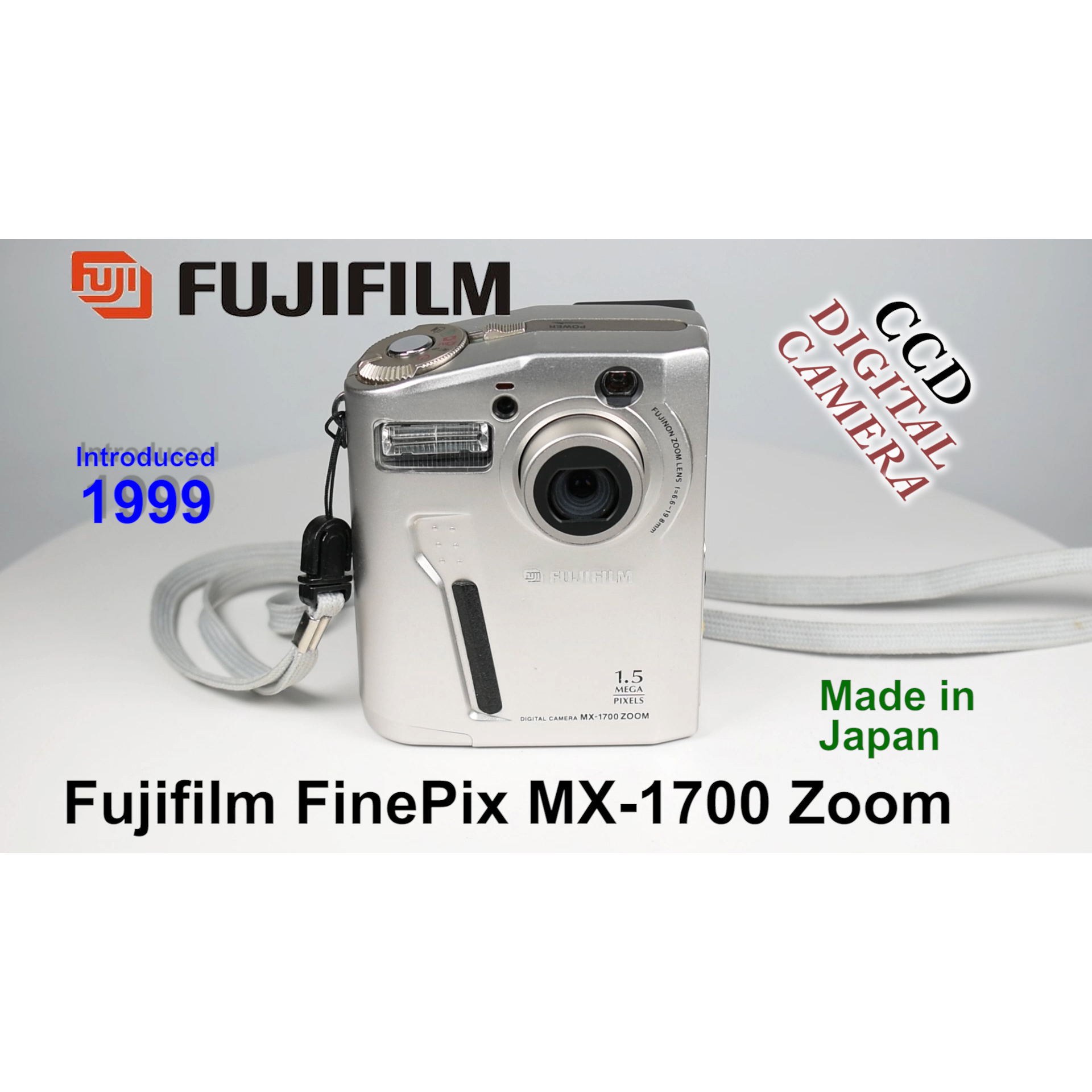 1999 Fujifilm FinePix MX-1700 Zoom – CCD Digital Camera