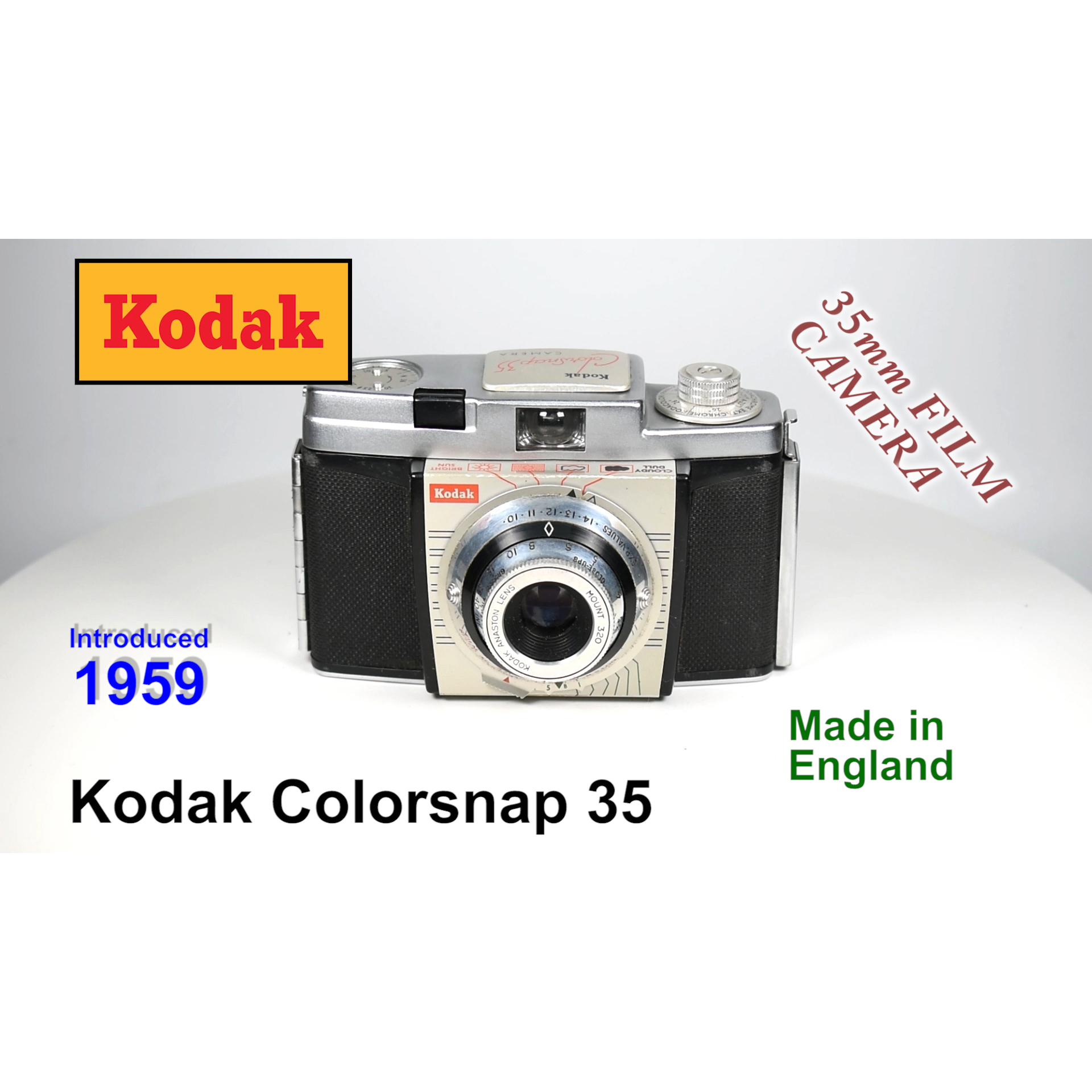1959 Kodak Colorsnap 35 – 35mm Film Camera