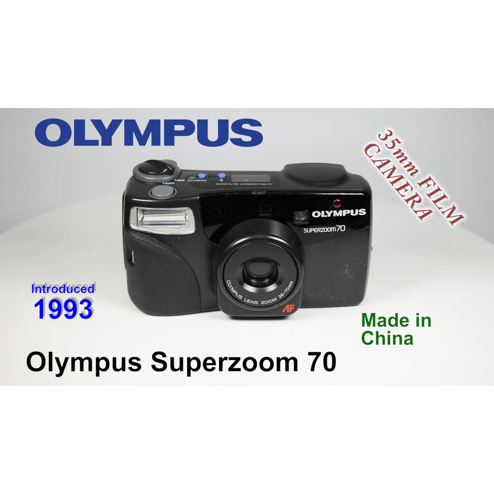 1993 Olympus Superzoom 70 - 35mm Film Camera