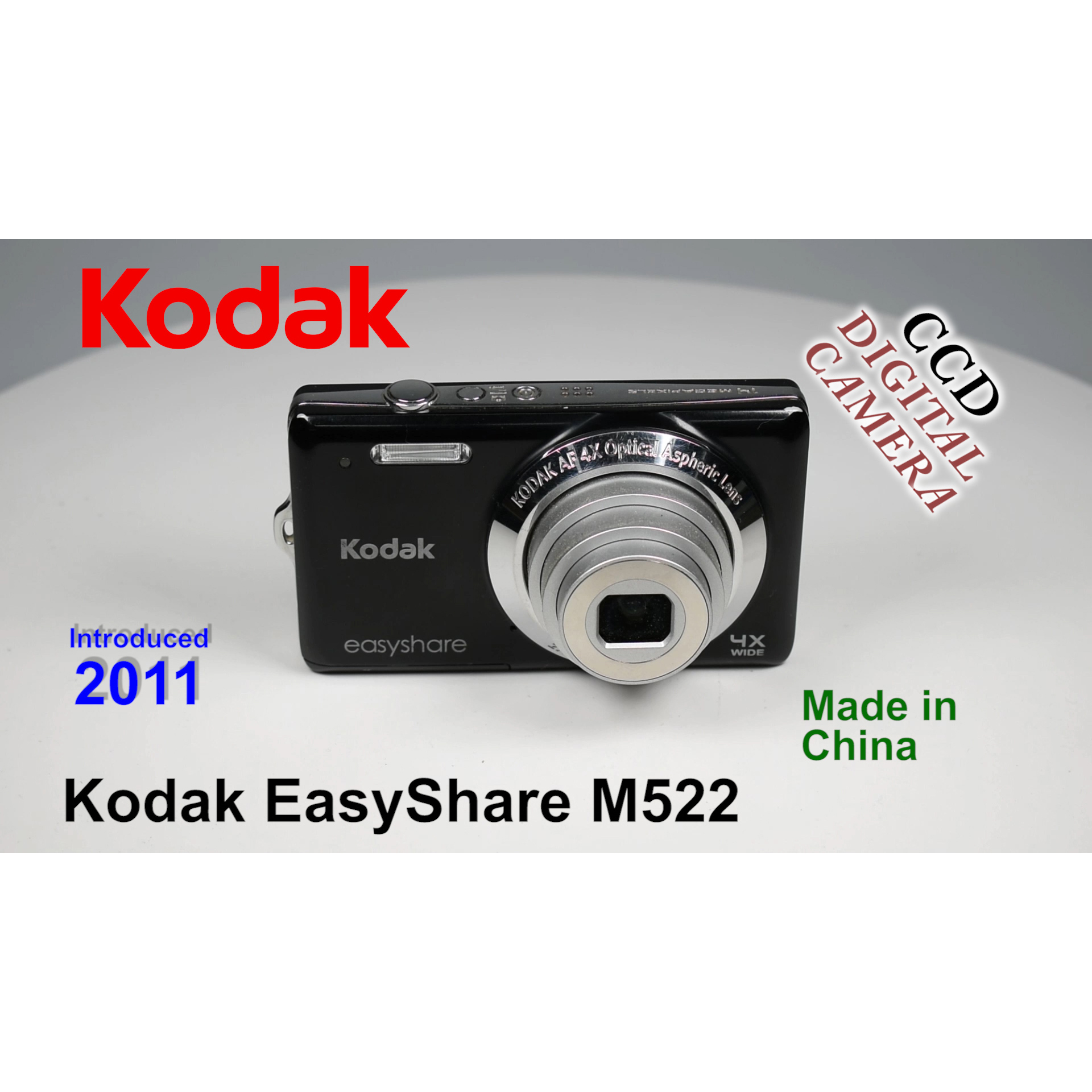 2011 Kodak EasyShare M522 – CCD Digital Camera