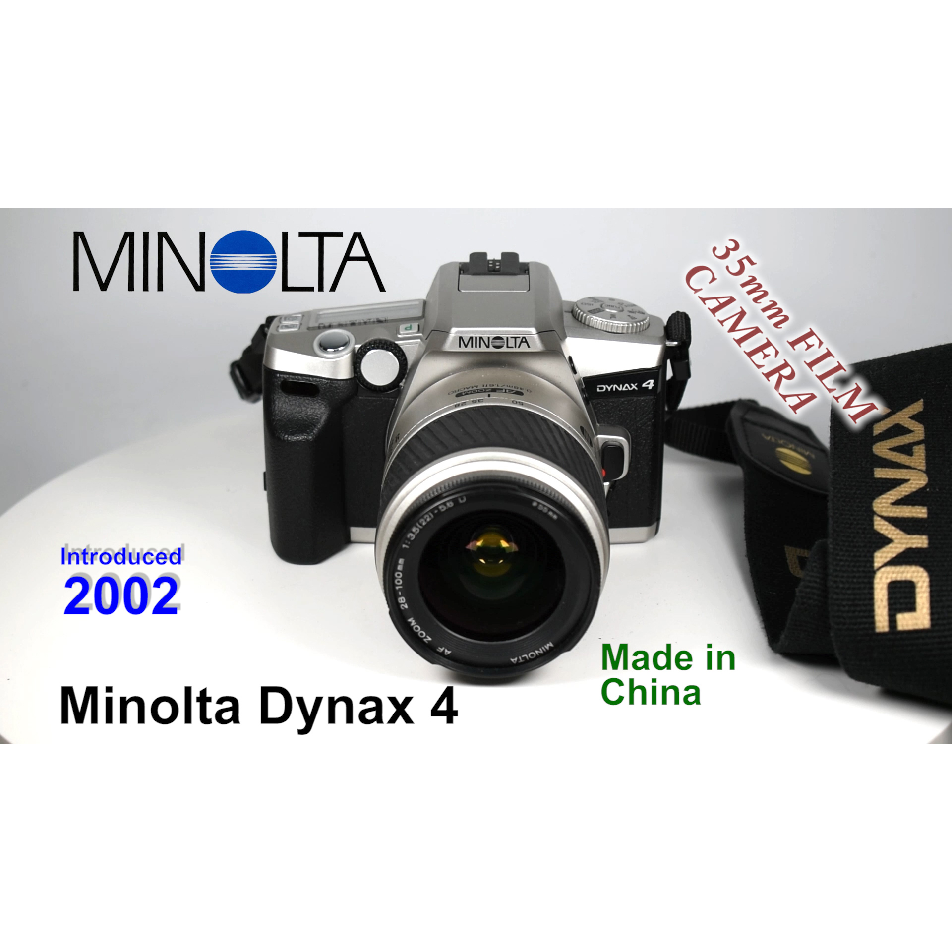 2002 Minolta Dynax 4 – 35mm Film Camera