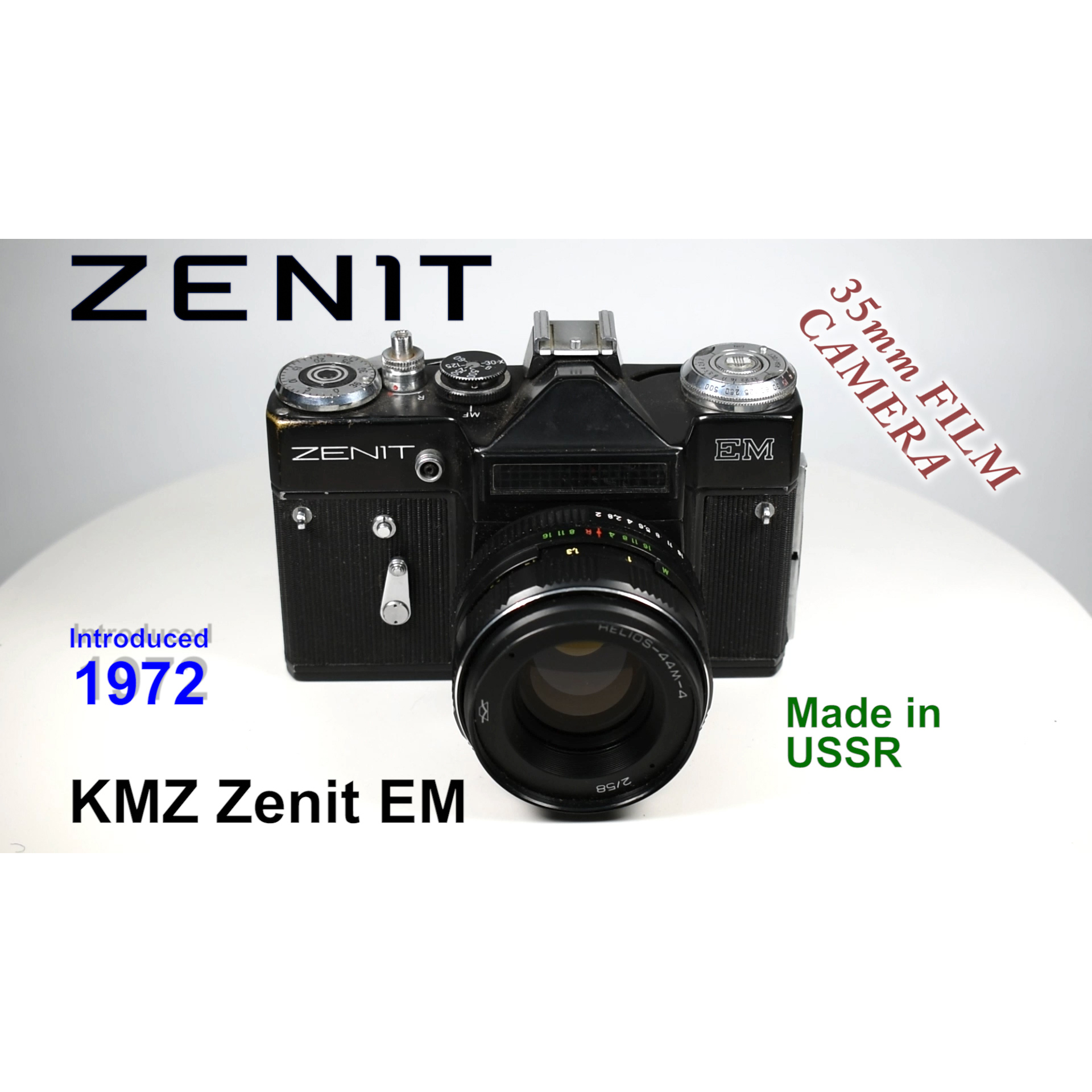 1972 KMZ Zenit EM – 35mm Film Camera