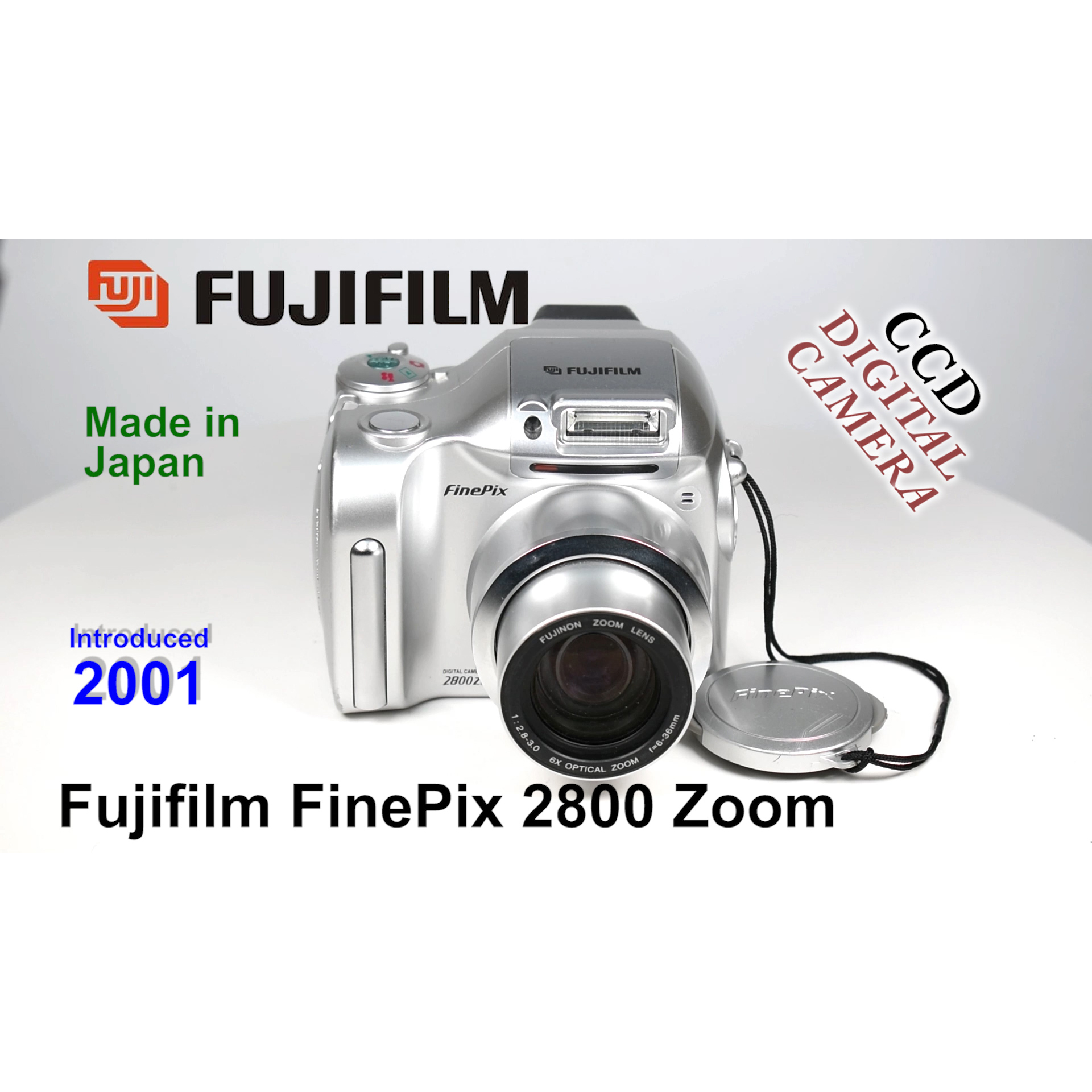 2001 Fujifilm FinePix 2800 Zoom – CCD Digital Camera