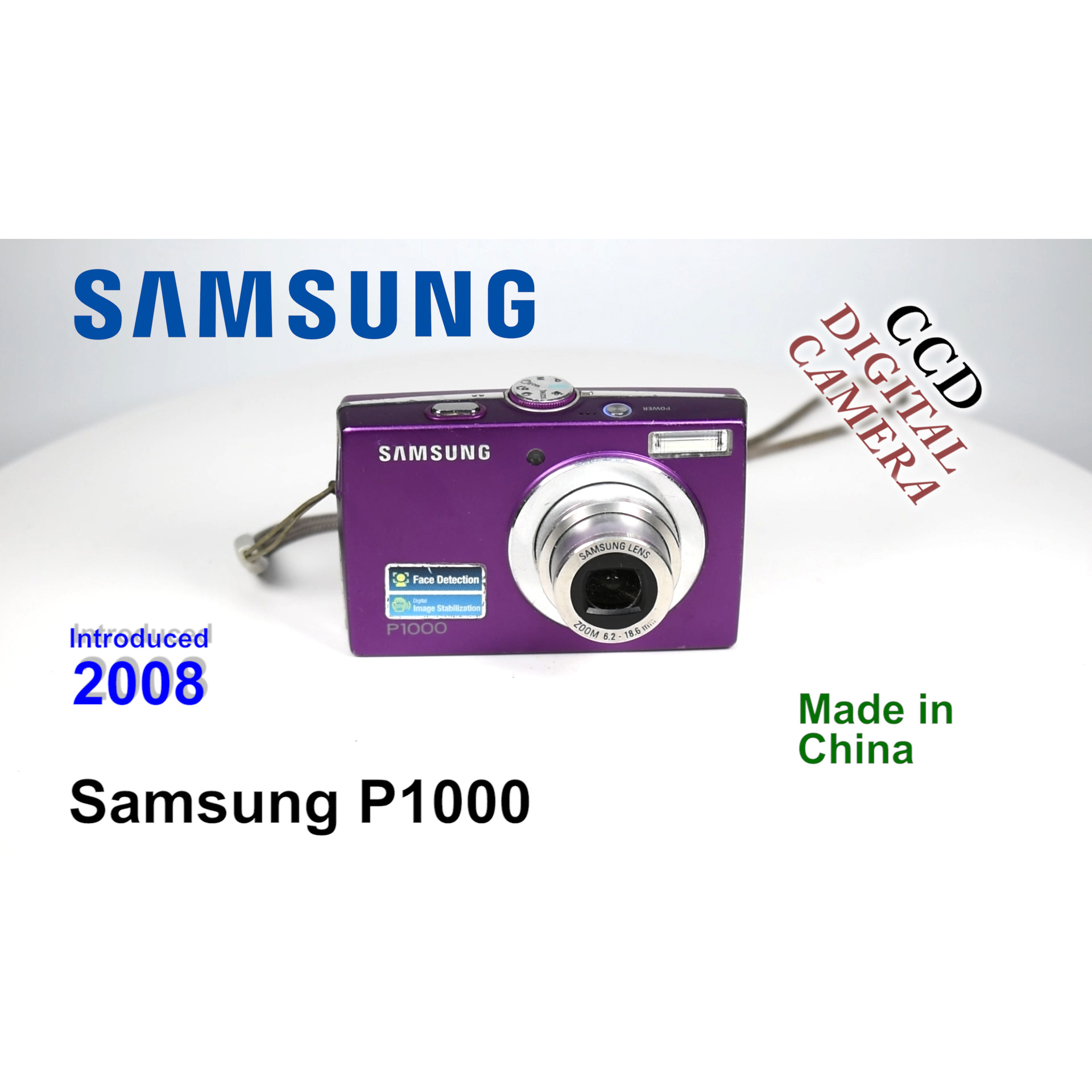 2008 Samsung P1000 – CCD Digital Camera