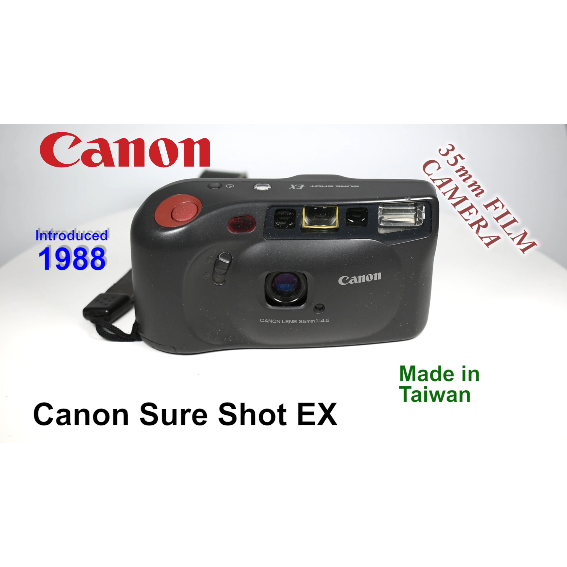 1988 Canon Sure Shot EX – 35mm Film Camera