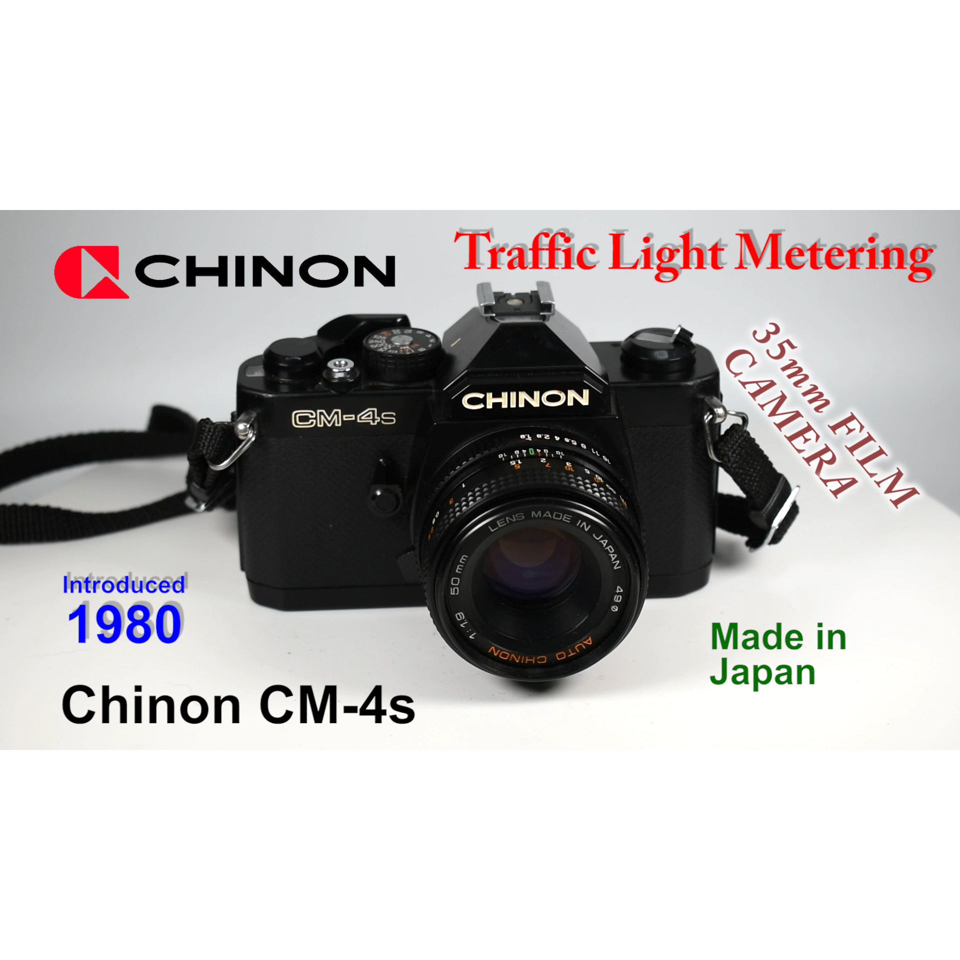 1980 Chinon CM-4s – 35mm Film Camera