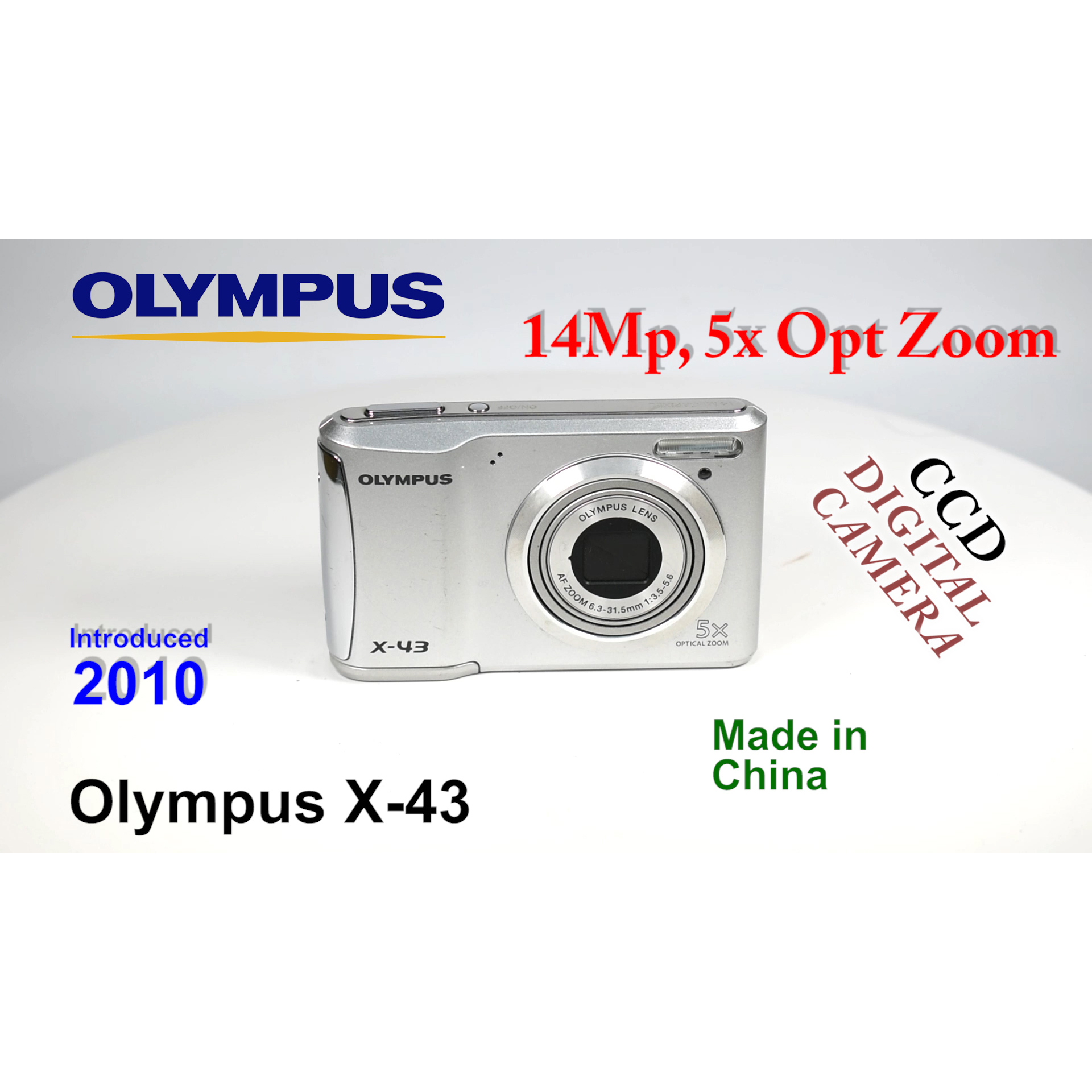 2010 Olympus X-43 – CCD Digital Camera