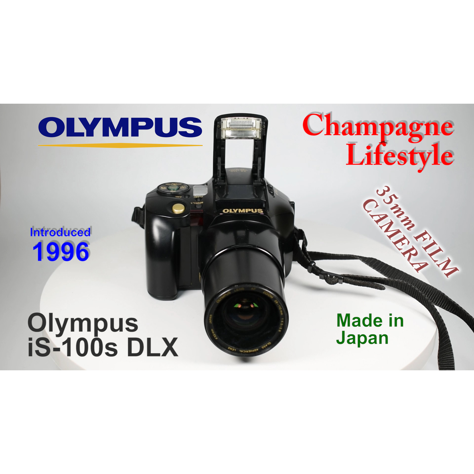1996 Olympus iS-100s DLX – 35mm Film Camera