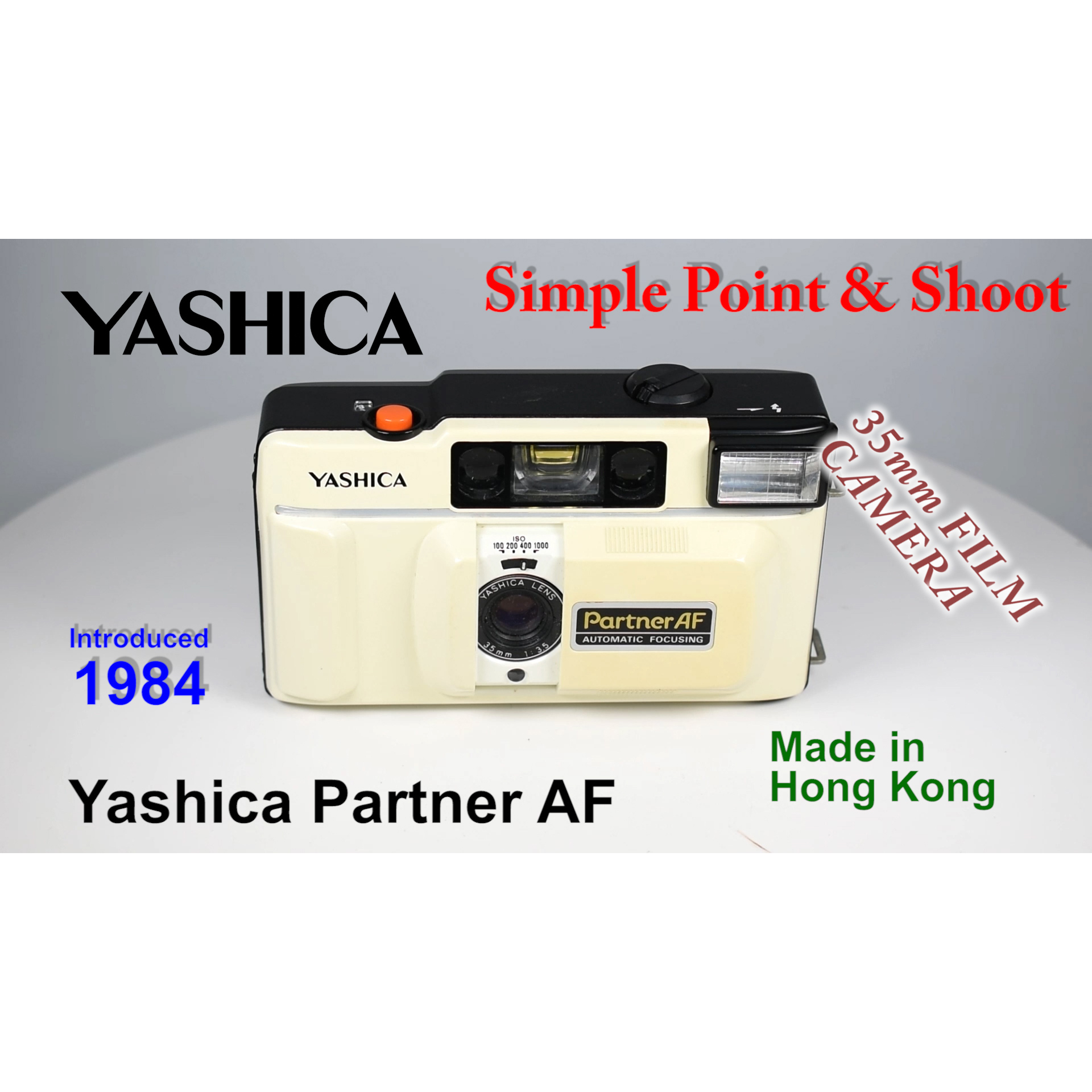 1984 Yashica Partner AF – 35mm Film Camera