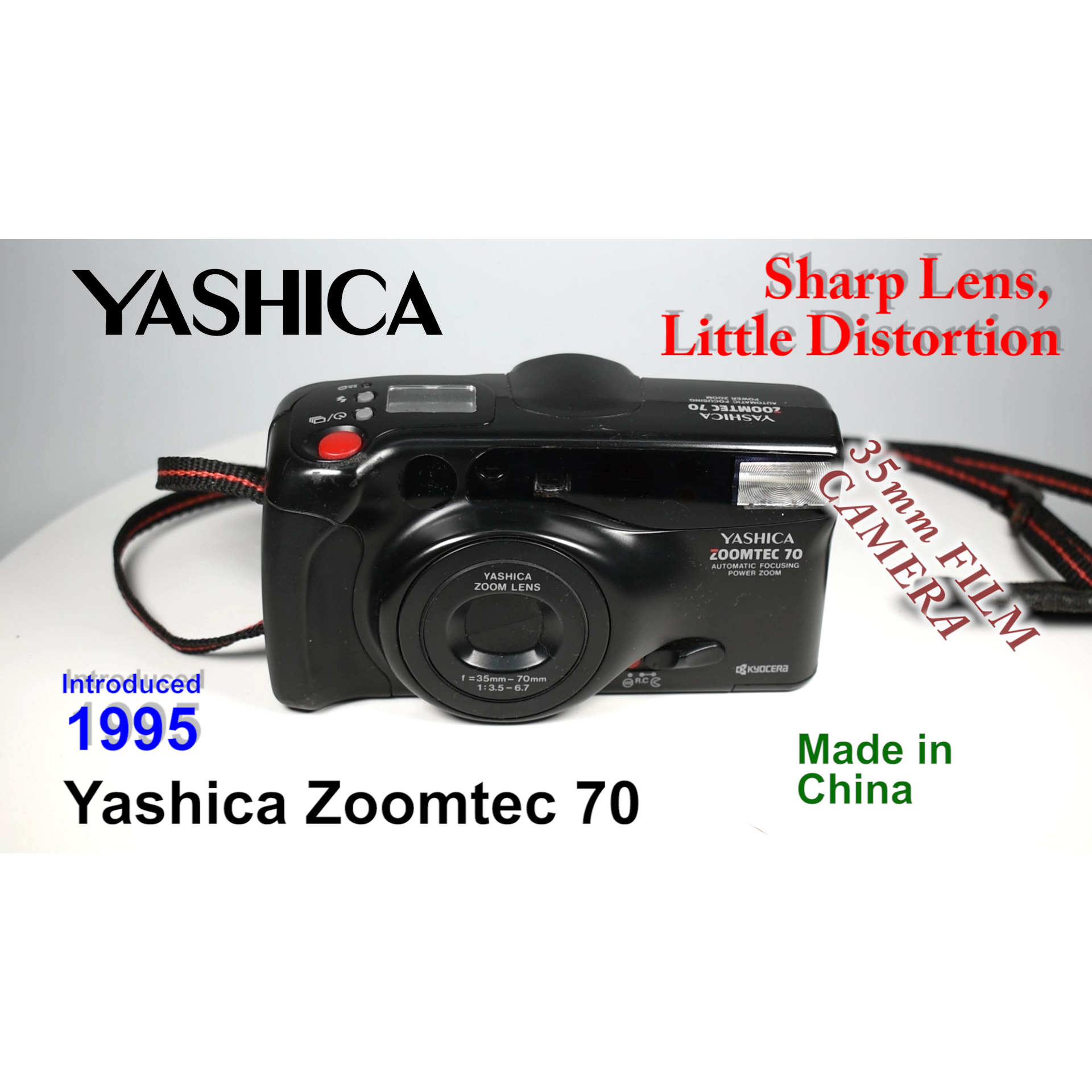 1995 Yashica Zoomtec 70 – 35mm Film Camera