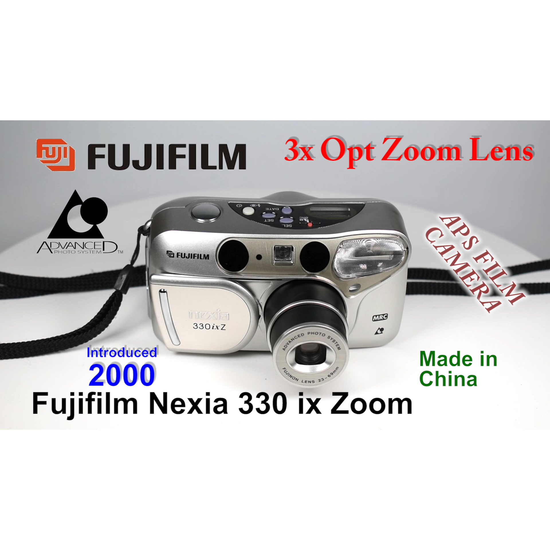 2000 Fujifilm Nexia 330 ix Zoom – APS Film Camera