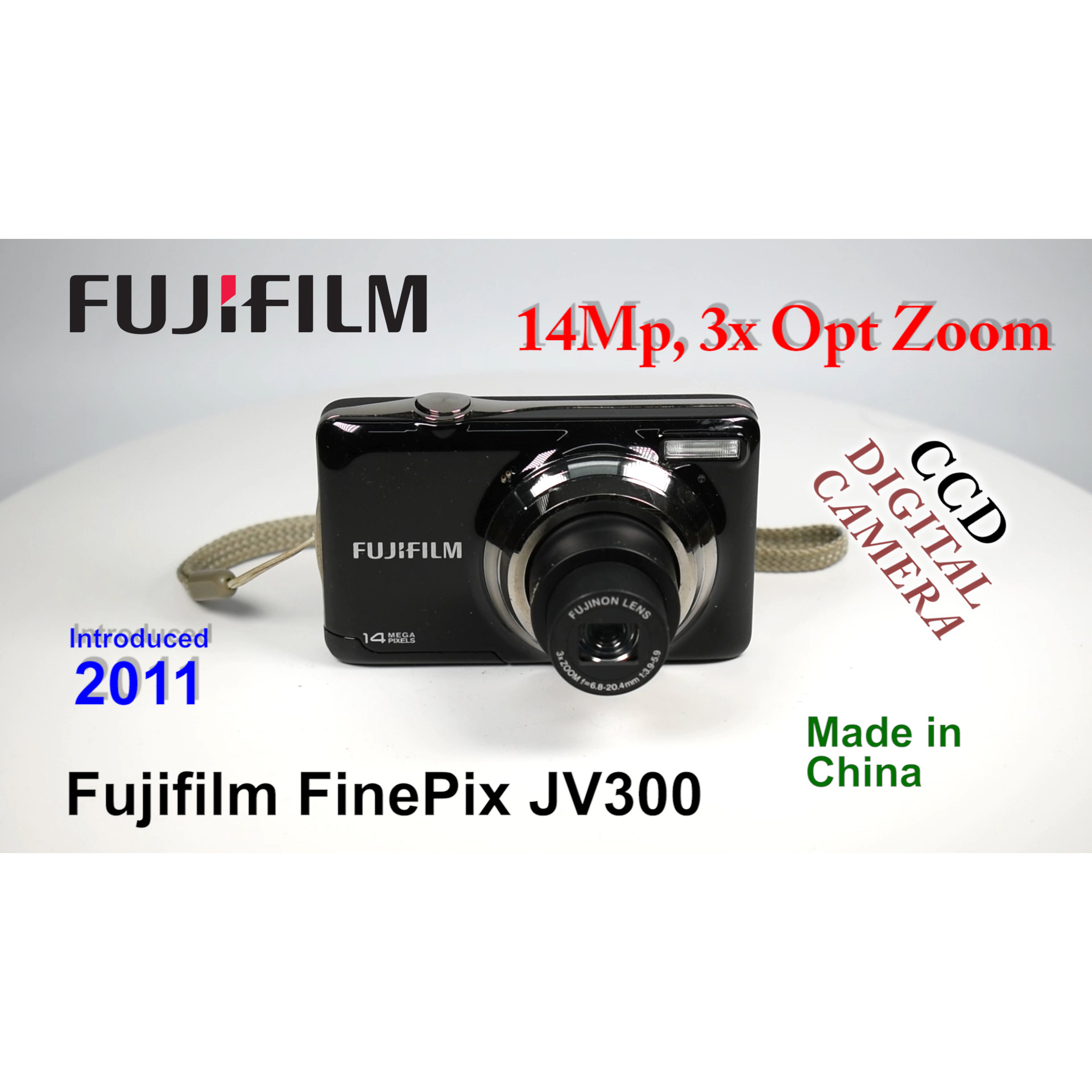 2011 Fujifilm FinePix JV300 – CCD Digital Camera