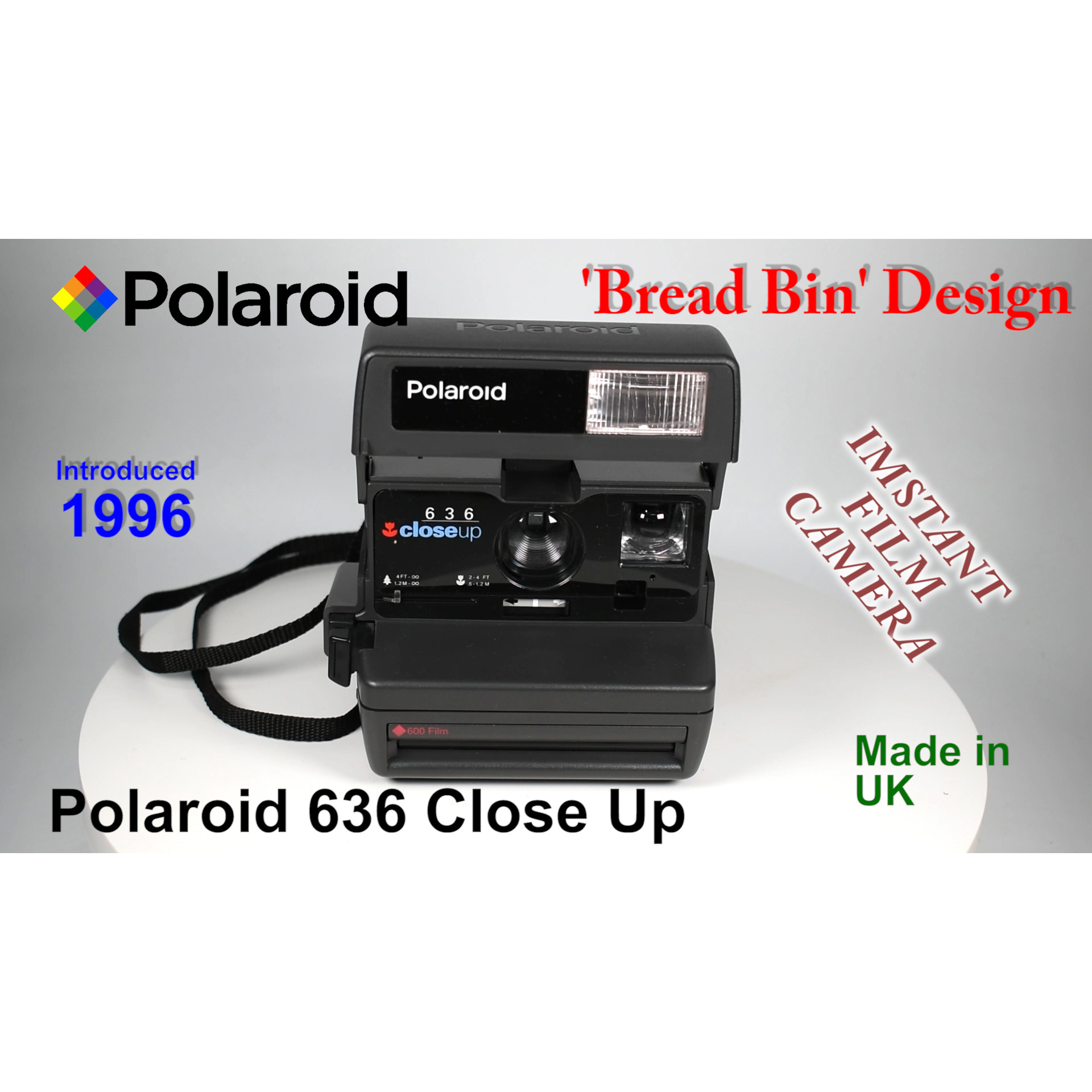 1996 Polaroid 636 Close Up – Instant Camera