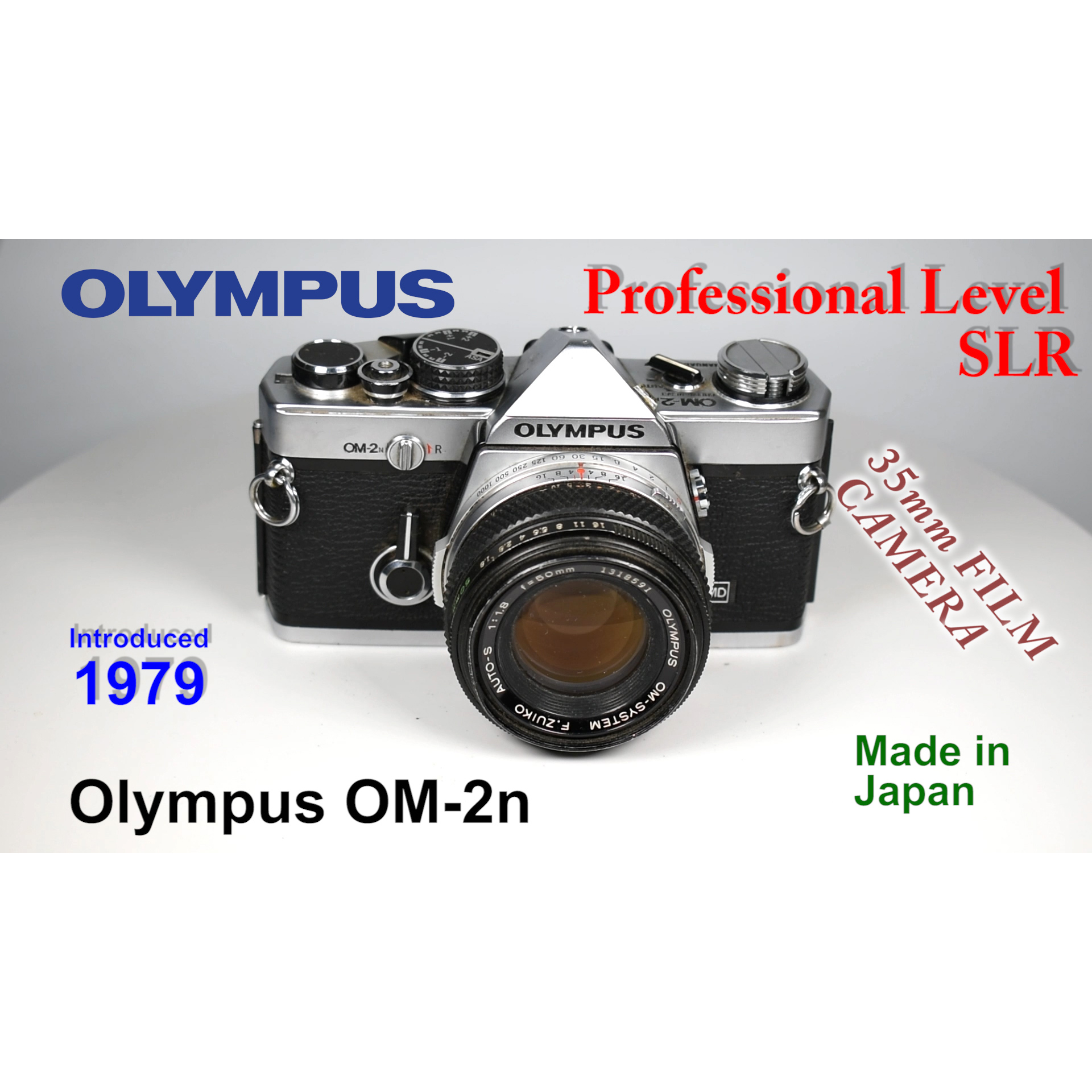 1979 Olympus OM-2n – 35mm Film Camera