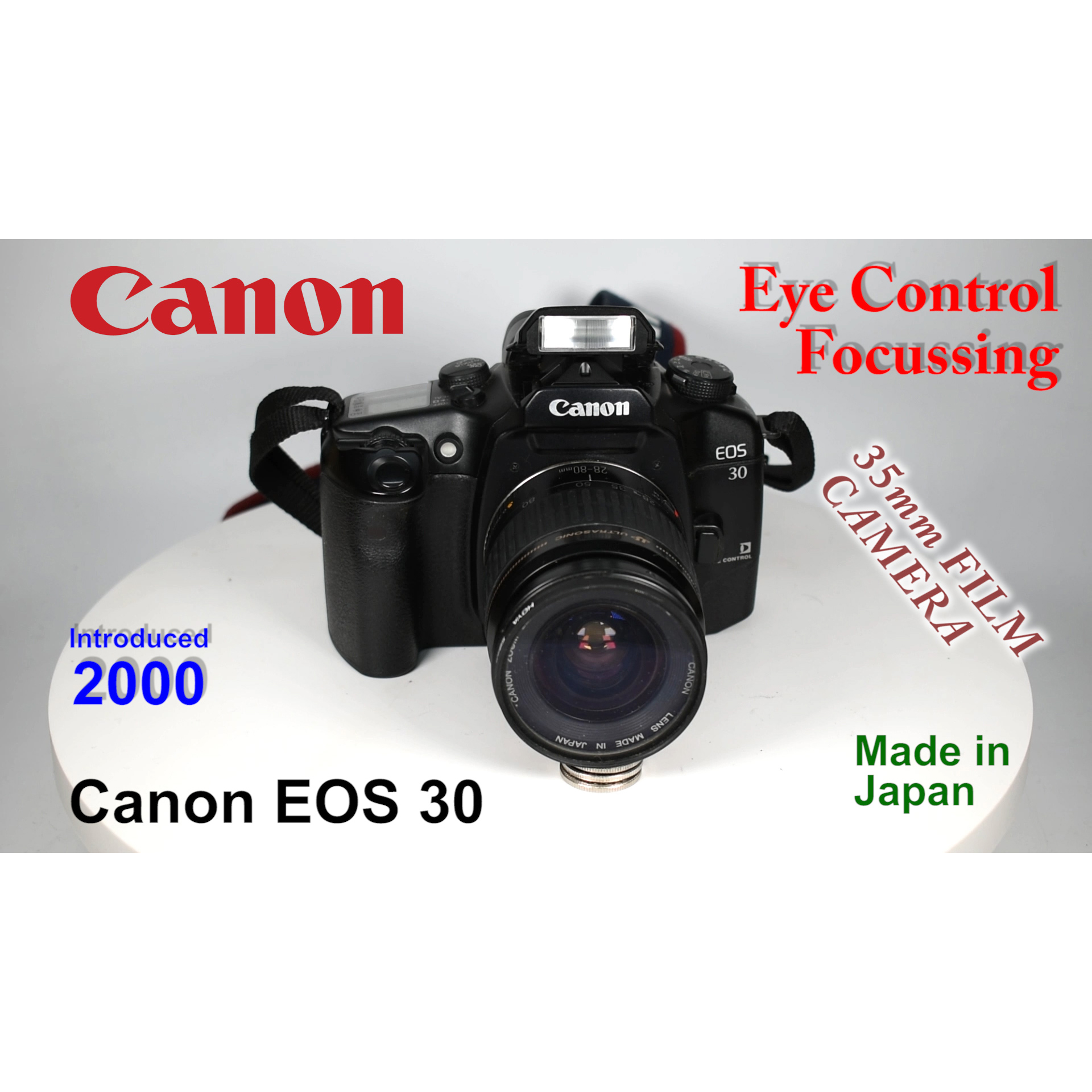 2000 Canon EOS 30 – 35mm Film Camera