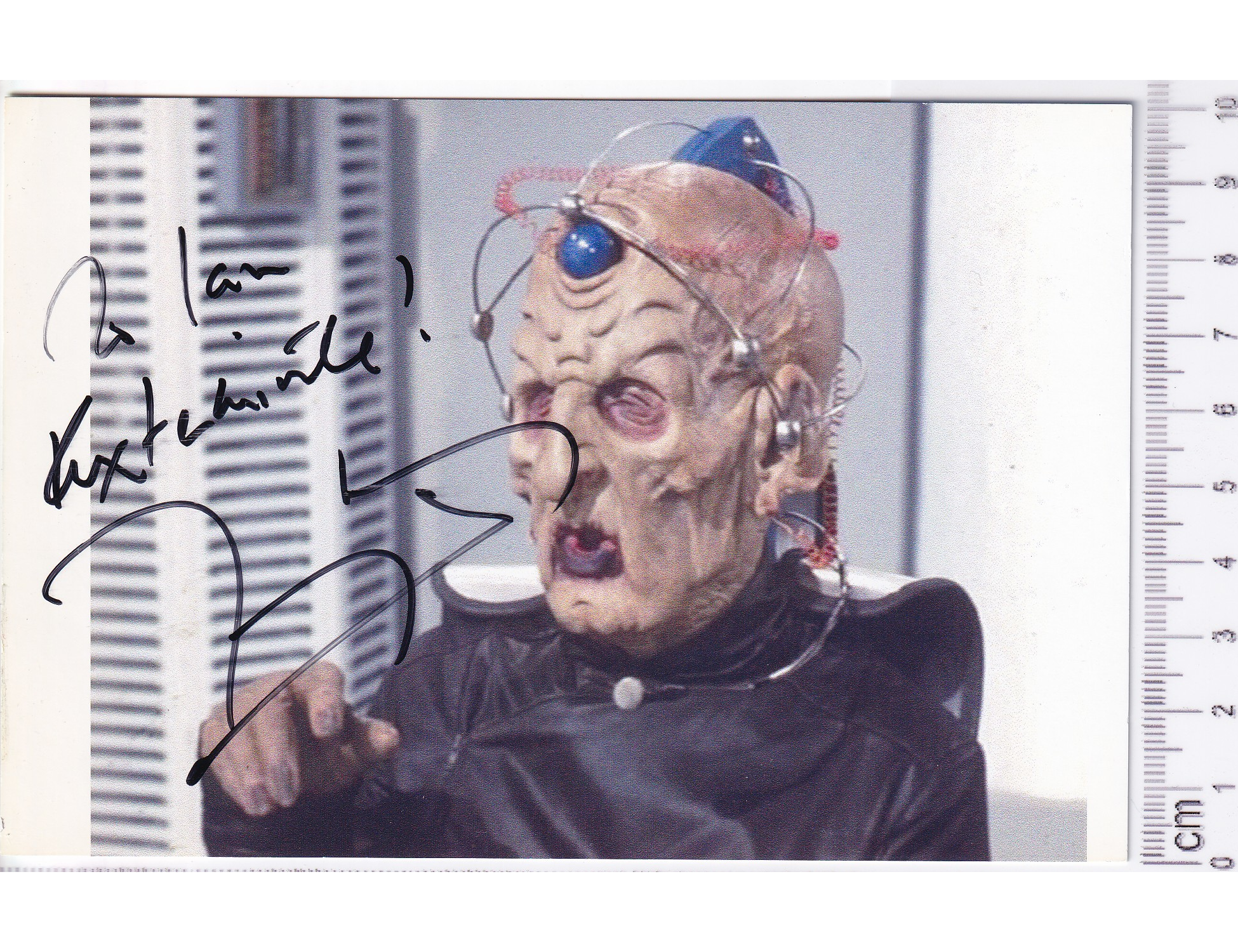 “Exterminate!” – Terry Molloy as Dr Who’s Davros